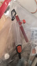 得力（deli）透明款 零金属圆规 连中三元系列学生考试圆规 速过安检 2B铅笔 夹笔款 最大半径15CM高考祝福礼物 实拍图