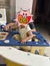 顽乐熊宝宝滑滑梯儿童室内家用小型婴儿秋千组合小孩大型玩具幼儿游乐场 特大神童蓝色二合一单滑梯【加大加宽】 升级加宽37cm滑道 实拍图