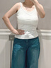 爱宝适哺乳背心吊带孕产妇免穿文胸产后喂奶衣哺乳内衣上衣M506 白色XXL 实拍图