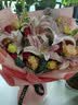 花艺湾鲜花同城配送玫瑰百合花束表白送女友老婆闺蜜生日礼物 11朵红玫瑰11朵粉百合混搭花束 全国同城配送 留言送花日期 实拍图