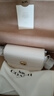 蔻驰（COACH）经典标志CASSIE19号单肩斜挎包翻盖夏季女包 黄铜色硬件/粉白色(新版） 实拍图