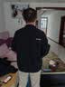 李宁（LI-NING）外套男春秋季新品款风衣女夹克户外防泼水冲锋运动服防风透气上衣 标准黑（直领款） L (175) 实拍图