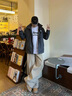 北面（The North Face）【溯水系列】防晒皮肤衣情侣款防泼溅防风夹克UPF40+休闲薄风衣 8G78/JK3/宇宙黑/男款 3XL 实拍图