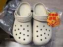 卡骆驰（CROCS）檀健次同款经典洞洞鞋轻便百搭女沙滩鞋包头拖鞋男鞋|10001 骨白色-2Y2(含智必星) 39 (240mm) 实拍图