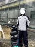 皓梵洁雨衣骑手专用分体式骑行雨衣摩托车全身防暴雨外卖男套装三合一 银河灰【三合一冲锋衣面料】 XXL1件适合高175-185,体重75-95 实拍图
