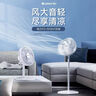 美的（Midea）电风扇家用落地扇空调伴侣台式桌面小风扇七叶台地两用轻音节能大风量客厅宿舍广角送风易拆洗摇头 白色按键丨桌面落地多用 实拍图