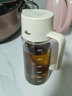 小熊（Bear）油壶 调料瓶抗菌玻璃油瓶酱油瓶600ml 自动开合不挂油CX-W0058 实拍图