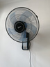 美的（Midea）【五叶飓风】工业遥控壁扇/挂壁式商居两用金属扇120°广角摇头定时电风扇工厂通风吊扇 FW40-11AR 实拍图