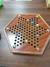 紫湖跳棋玻璃珠大号儿童玩具跳跳棋木质抽屉棋盘60颗棋子12颗备子 实拍图