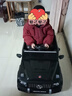 小果冻儿童电动汽车奔驰大g可坐大人儿童电动车可驾驶遥控四六轮玩具车 升级版黑【双电双驱+遥控+多功能中控+蓝牙+摇摆】 【送货上门】生日礼物男孩女孩 实拍图