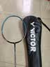 VICTOR威克多羽毛球拍大铁锤单拍TK-HMR PRO松石绿4U已穿线24磅附手胶 实拍图