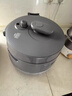 美的（Midea）0涂层精钢厚釜电压力锅5L双胆全自动智能预约家用煲汤煮饭煲MY-C5856G高压锅4-6人 实拍图