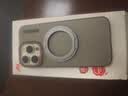 暴走【解压磁吸旋转支架】适用苹果15promax手机壳 iPhone15promax保护套 柔砂肤感透色轻薄简约硬壳黑 实拍图