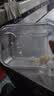 德玛斯 耐热玻璃保鲜盒 微波炉专用饭盒 上班族便当盒 北欧蓝700ml*2+包 实拍图
