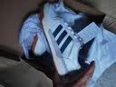 adidas ENTRAP美式校园风运动少年感复古篮球风板鞋男女阿迪达斯 白色/黑色   42 实拍图