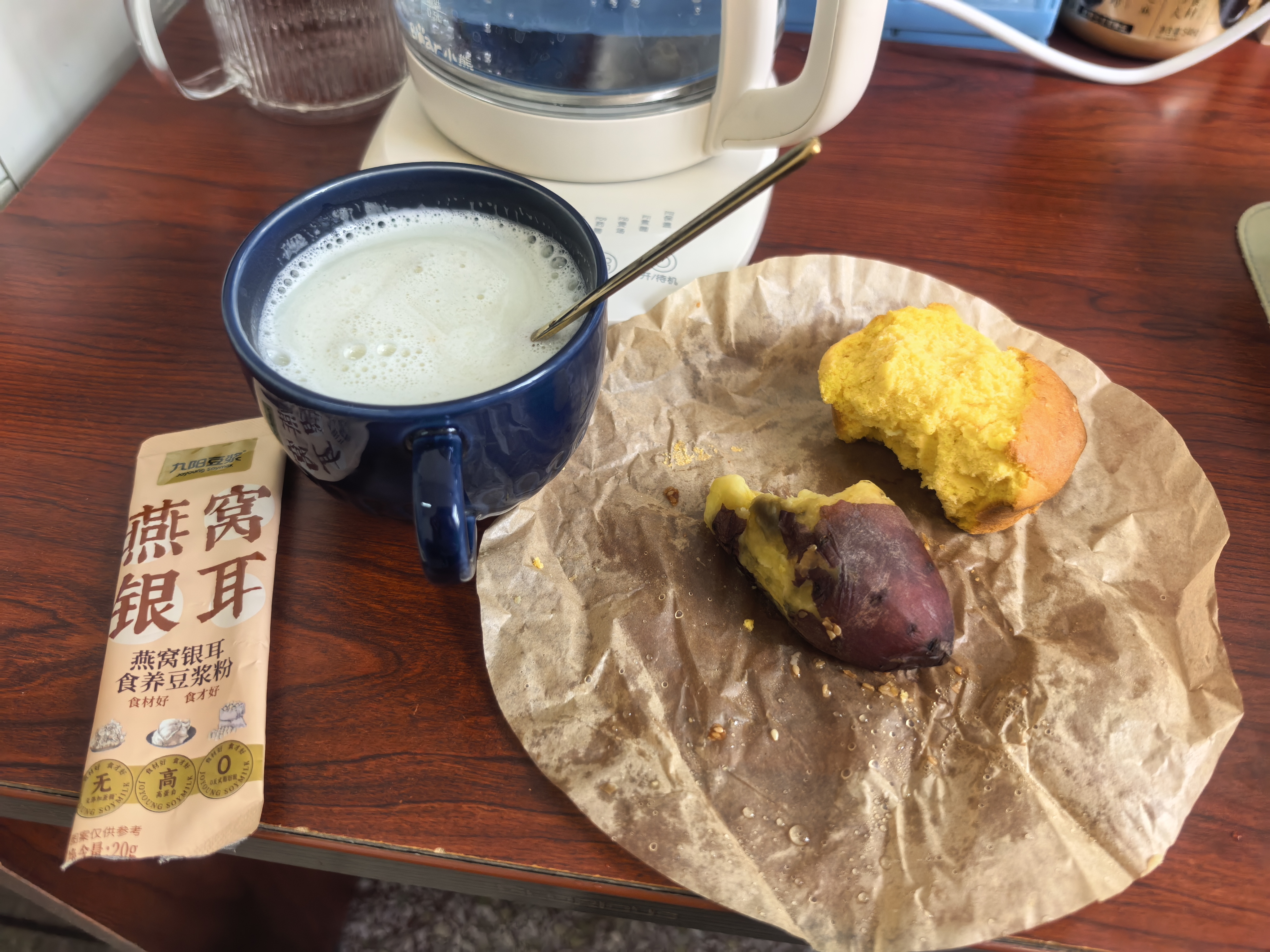 九阳豆浆燕窝银耳豆浆粉10条*20g早餐豆浆粉代餐 实拍图