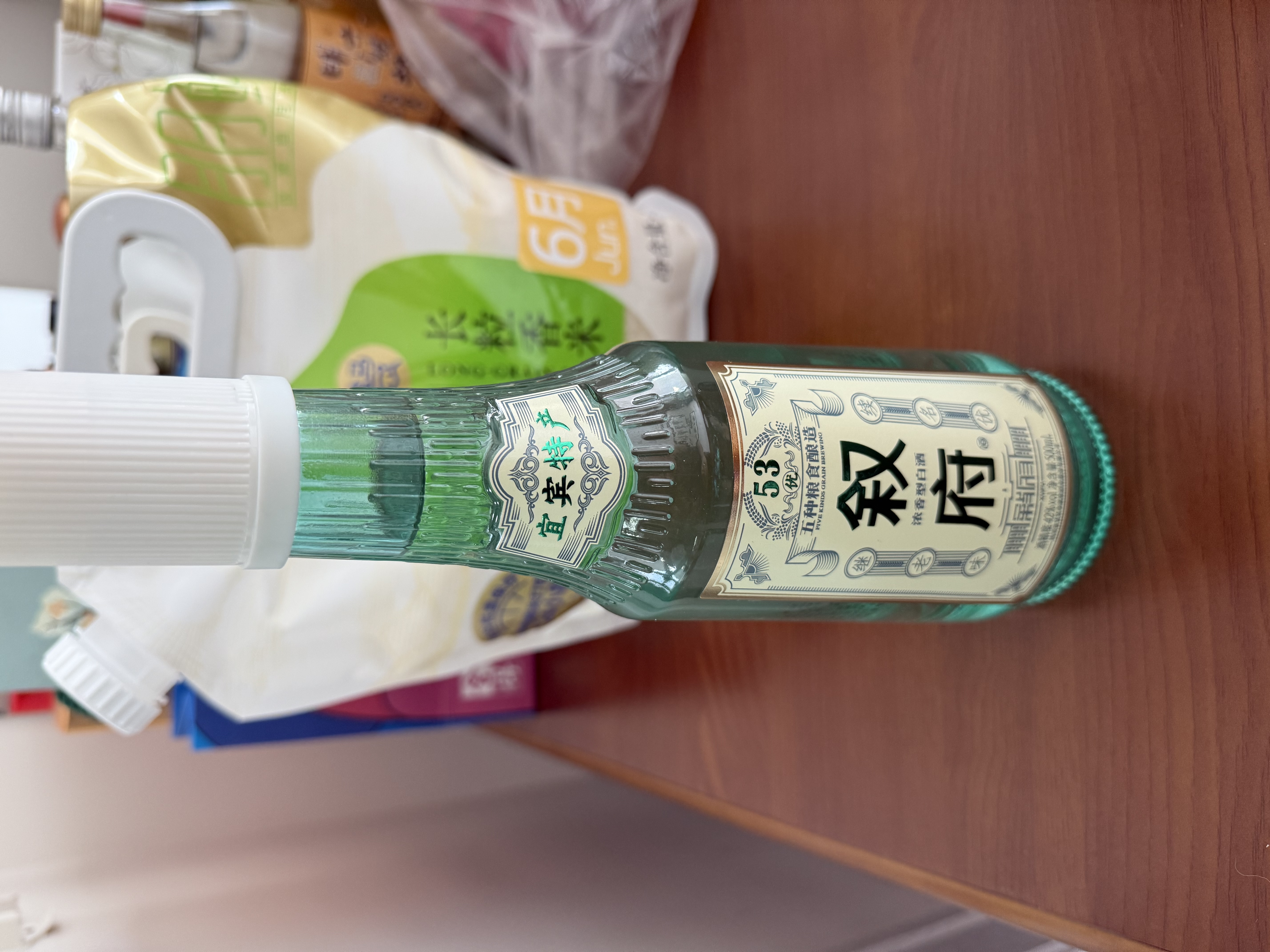 叙府 经典白盖 浓香型白酒 42度 500ml 单瓶装 中秋送礼纯粮食酒 实拍图