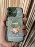 奶小鸭（NEYAA）适用苹果17手机壳 iphone17保护套镜头全包硅胶防摔超薄创意卡通简约网红软壳男女款 石墨黑 实拍图