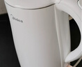 美的（Midea）电热水壶烧水壶养生自动断电冲奶一体恒温食品级304不锈钢1500W 1.5L大容量 SH15X301【价保618】 实拍图