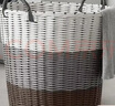 维简大容量可折叠仿藤脏衣篮 脏衣服收纳筐收纳篮 脏衣篮灰色加大号 实拍图