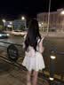 衣品元法式小飞袖白色连衣短裙女2026夏季新款翻领甜美公主千金风蓬蓬裙 白色 L （100-115斤） 实拍图