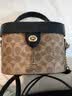 蔻驰（COACH）【品牌直供】奢侈品女包KAY盒子包斜挎包棕CBQ35 生日礼物送女友 实拍图