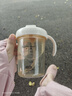 布比熊 BUBBLE BEARppsu翻盖吸管杯防摔防漏喝水喝奶直饮奶瓶宝宝学饮水杯吸管直饮杯 实拍图