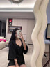 德莉娅高端真丝睡衣女士吊带桑蚕丝睡裙睡袍性感家居服两件套送女友礼物 带胸垫 香槟套装 【真丝礼盒装】 L 【建议101-115斤】 实拍图