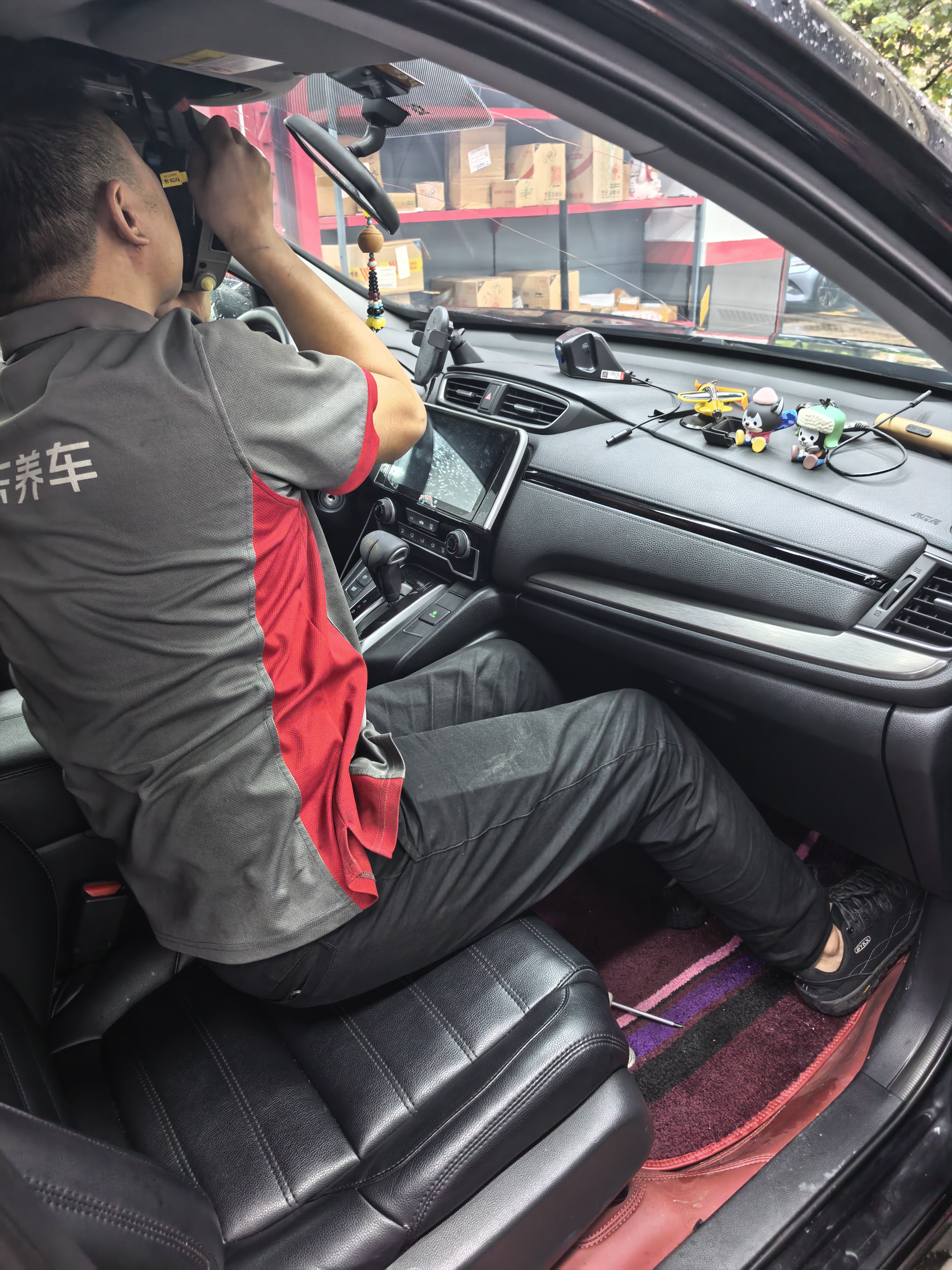 盯盯拍K7行车记录仪免走线专车专用本田雅阁思域型格皓影奥德赛 128G卡 实拍图