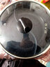 炊大皇鸳鸯火锅不粘锅30cm麦饭石色易清洗家用大容量燃气明火电磁炉通用 鸳鸯火锅 30cm 实拍图