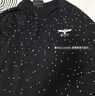 BOY LONDON【满天星】夏季男女同款短袖渐变烫钻印花时尚T恤N01107 黑色 XL 实拍图