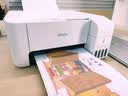 爱普生（EPSON）【6代新品】L1358 墨仓式A4彩色无线单功能家用打印机 家用/办公 AI学习打印机（微信/远程打印） 实拍图