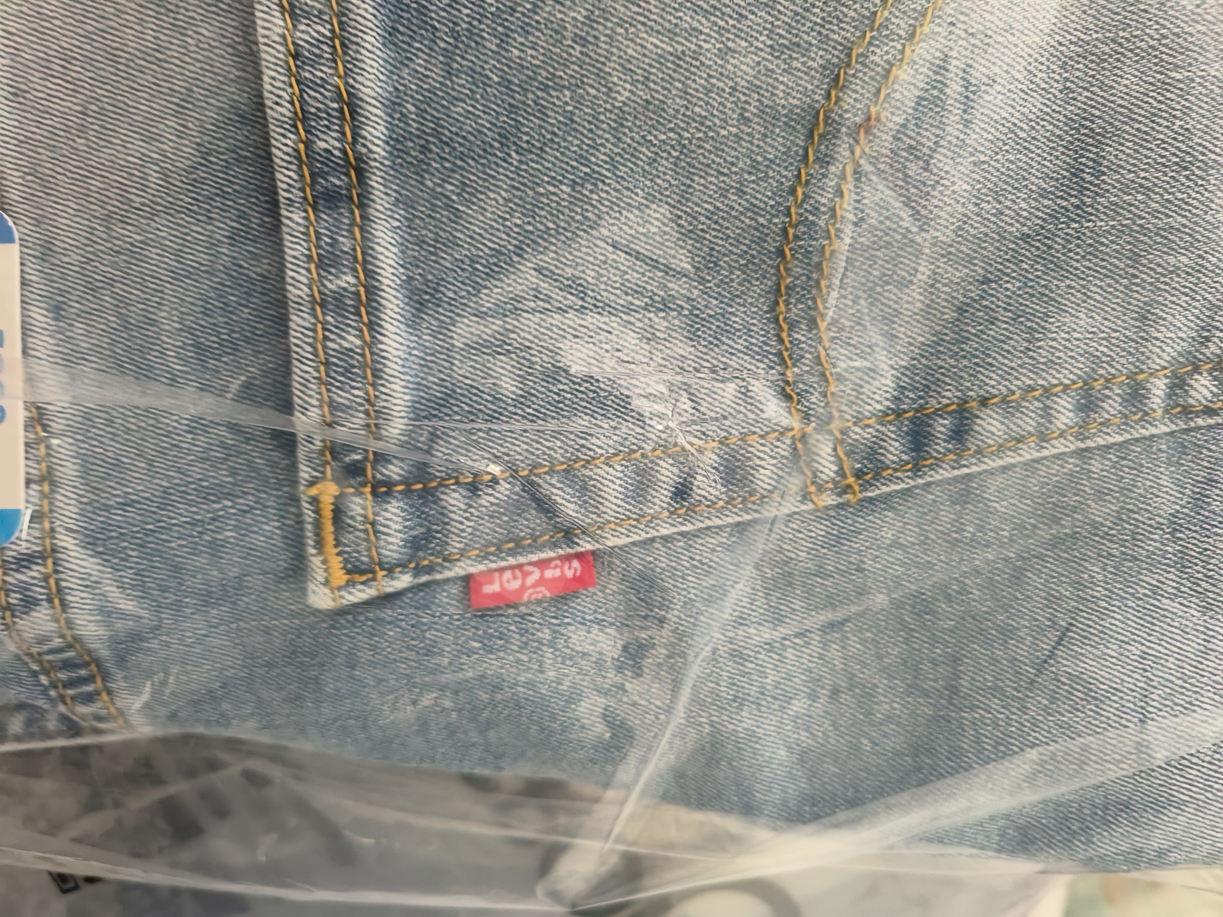 Levi's李维斯冰酷系列牛仔裤男凉感防晒美式复古502锥型牛仔裤夏薄款 浅蓝色 31 (32) 实拍图