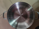 美厨（MAXCOOK）304不锈钢火锅30cm 三层钢汤锅火锅复底 燃气电磁炉通用 MCT2027 实拍图
