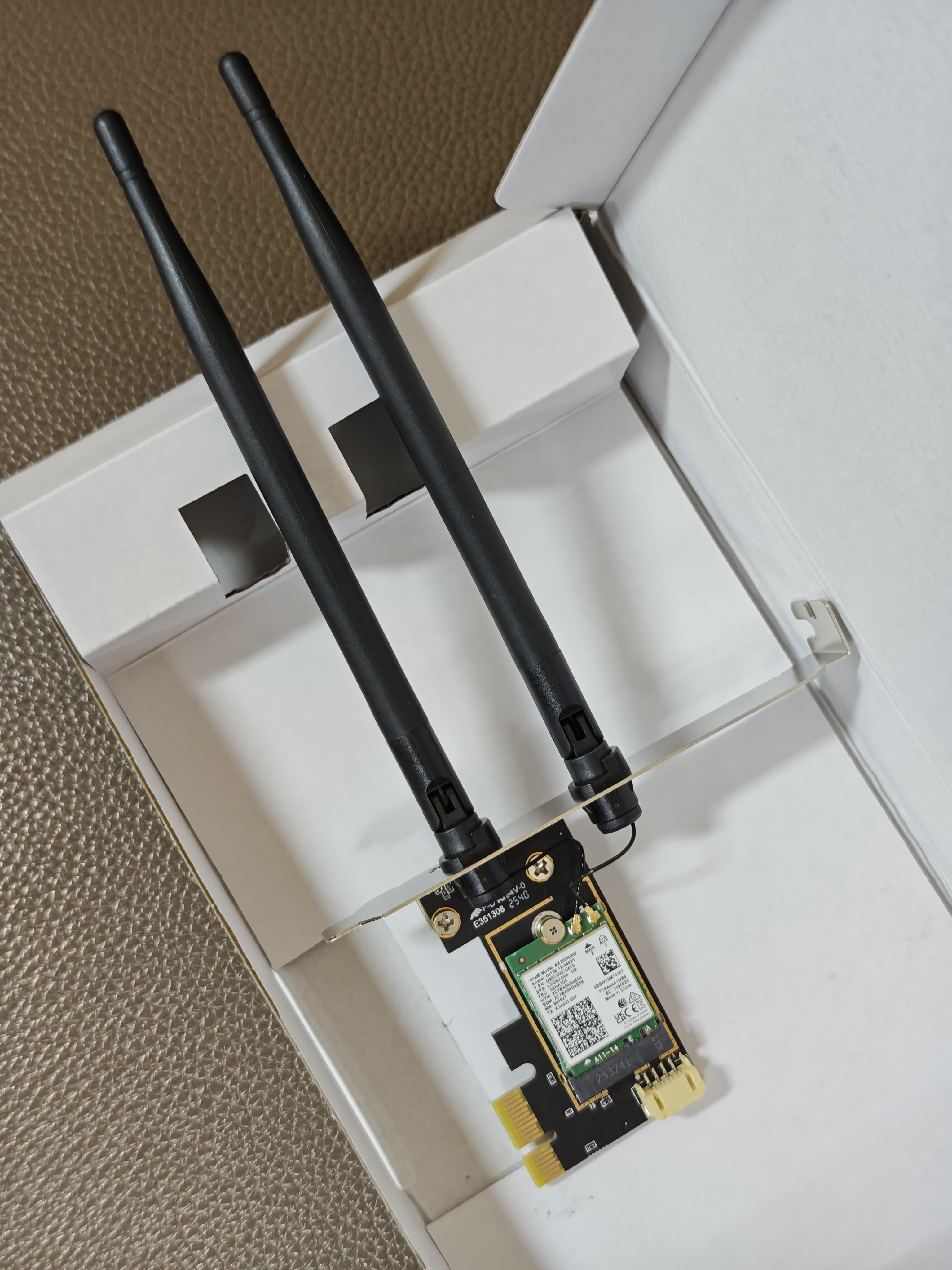 COMFAST pcie无线网卡台式电脑WIFI6接收器台式机专用内置AX200SE 5G双频3000M千兆网卡WiFi发射蓝牙5.2 实拍图