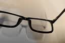 依视路（ESSILOR） 新款商务男镜架时尚镜框女配依视路镜片近视定制眼镜网上配镜 TR90-全框-1021BK-黑色 镜框+依视路膜岩高清1.60现片 实拍图