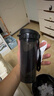 特百惠（Tupperware）茶韵500ml塑料杯男女士学生运动水杯子大容量泡茶杯 酷炫黑 实拍图
