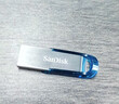 闪迪（SanDisk）64GB U盘 CZ73 时尚蓝色 安全加密 数据恢复 学习电脑办公投标 小巧便携 车载 金属优盘 实拍图