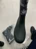 阿芙诺蒂防滑雨鞋男款中筒雨靴防水鞋登山涉水胶鞋成人钓鱼骑行 军绿 41 实拍图