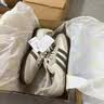adidas ENTRAP美式校园风运动少年感复古篮球风板鞋男女阿迪达斯   白色/红色   38 实拍图