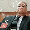 席臣加肥加大码西装外套休闲男宽松商务西服显瘦大号胖子肥佬西服套装 黑色单西 8XL （260-280斤） 实拍图