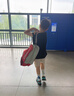 美洲狮（COUGAR）轮滑鞋儿童闪光溜冰鞋男女滑冰旱冰鞋女轮滑鞋男童 黑红单闪套装 L (可调37-41码) 实拍图
