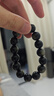 石玥珠宝精品12mm金眼天然黑曜石手串本命年转运珠水晶手链男女士款礼物 实拍图