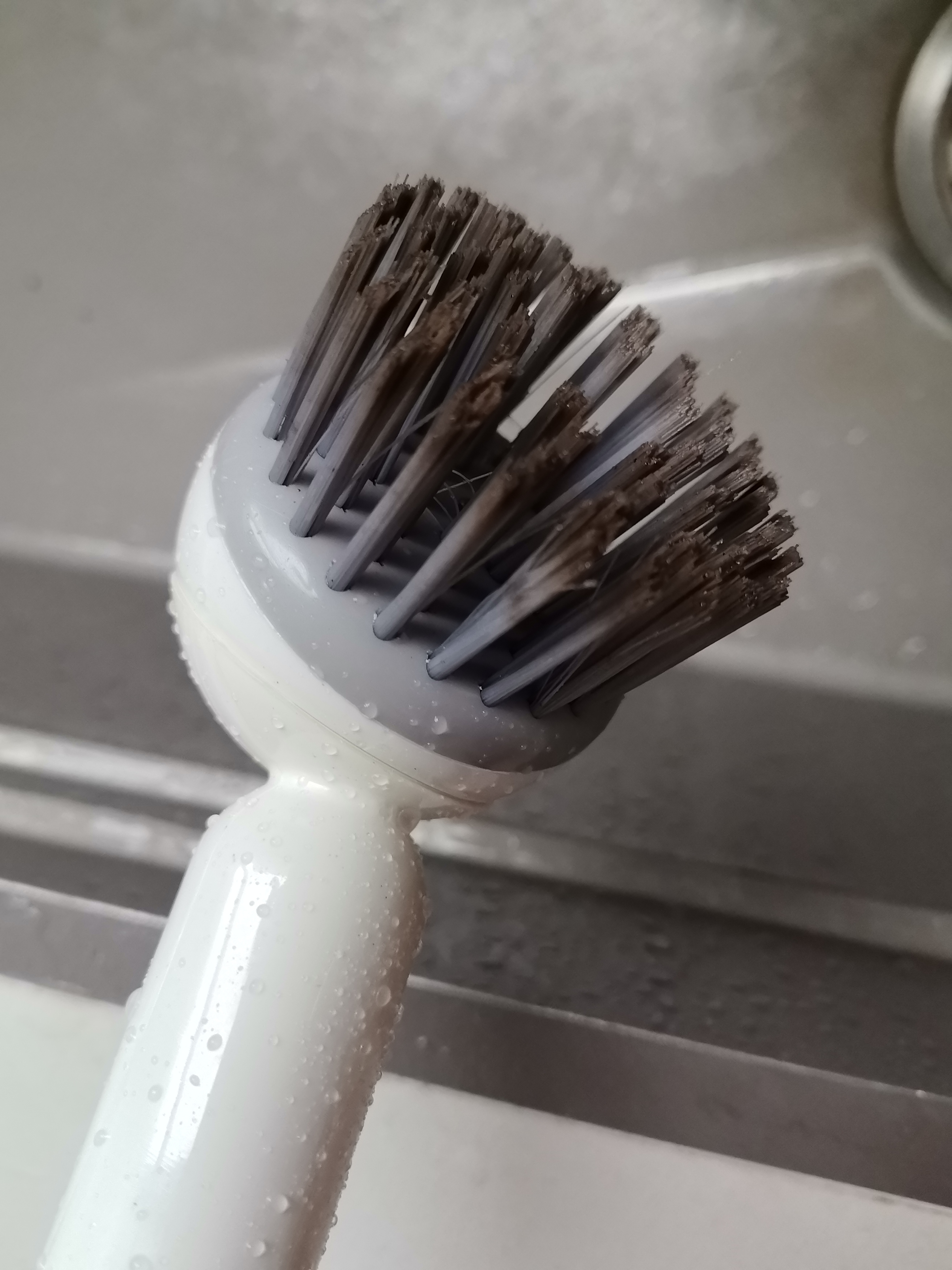 刷锅神器厨房专用长柄锅刷洗碗洗锅刷子不沾油不伤锅多功能清洁刷 绿色+白色各1把 实拍图