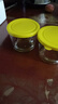 网红咸菜碗玻璃密封罐加厚酱菜盒冰箱保鲜罐小菜泡菜罐分装盒 两只随机装 2个 180ml 实拍图