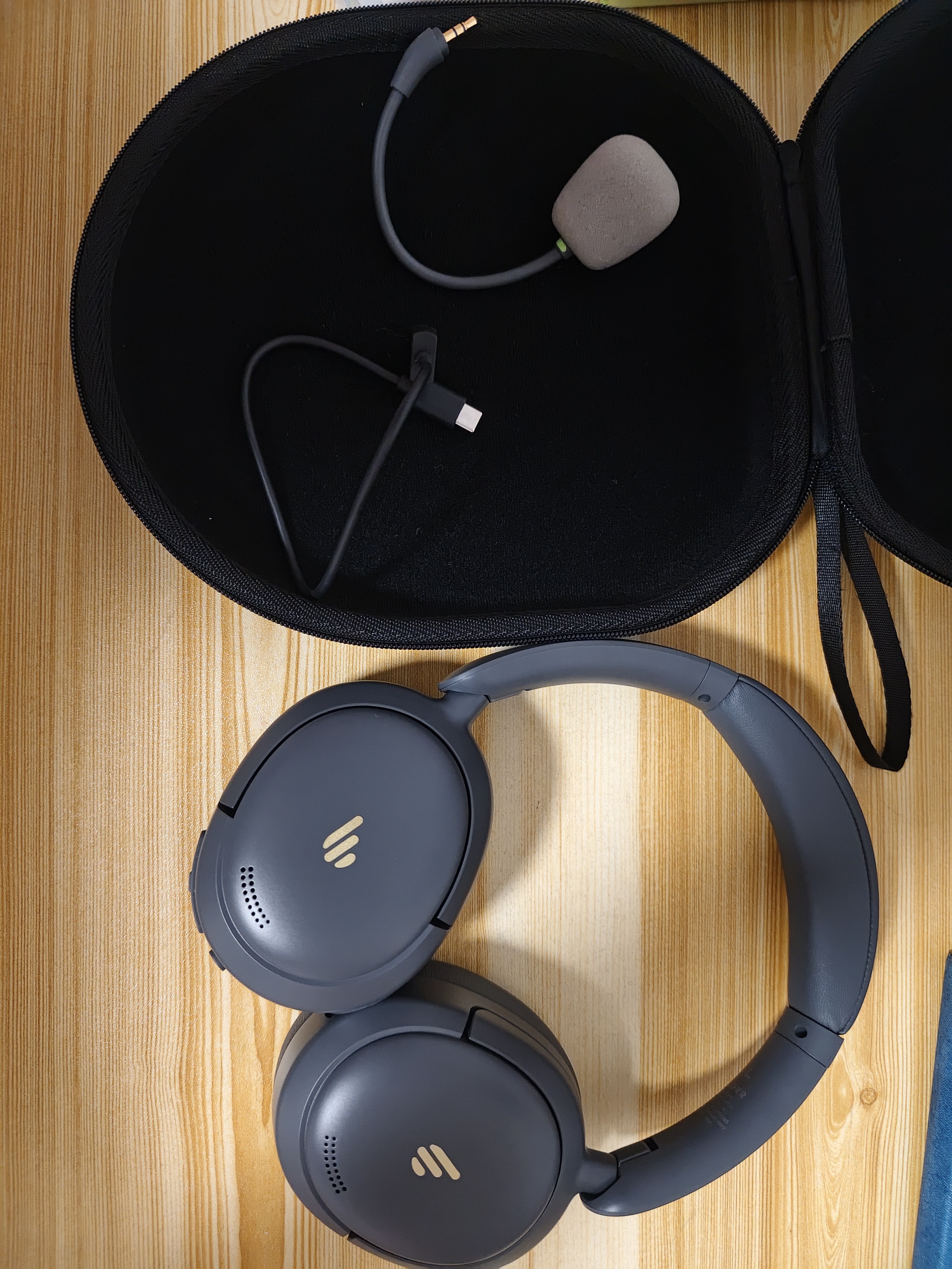 漫步者（EDIFIER）【2026年新品】K750W NC 头戴式降噪耳返蓝牙耳机 智能学习耳机 AI翻译 英语诵读背书神器 雅典灰 实拍图