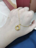 周大生黄金吊坠莫比乌斯环吊坠女款简约送女友生日情人节生日礼物 足金吊坠约0.3g（赠925银项链+品牌礼盒） 实拍图