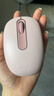 罗技（Logitech）M196 无线蓝牙鼠标 办公鼠标 笔记本商务办公家用 小巧便携 对称手型 玫瑰粉 实拍图