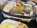 奥克斯（AUX）电火锅烤肉一体多功能料理锅二合一涮烤两用鸳鸯锅专用可拆卸分体式家用烤鱼锅可煎煮烤盘电烧烤炉 双盘款料理锅【煎烤盘+火锅盘】 实拍图