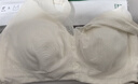 松山棉店小棉花新疆棉杯里文胸女10A抑菌无钢圈软支撑可拆卸杯垫胸罩内衣 月光白 L (B80/C75/C80) 实拍图